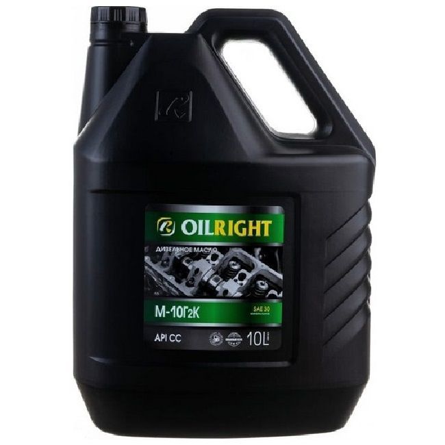 OIL RIGHT M10Г2К 30W API CC минеральное 1 л